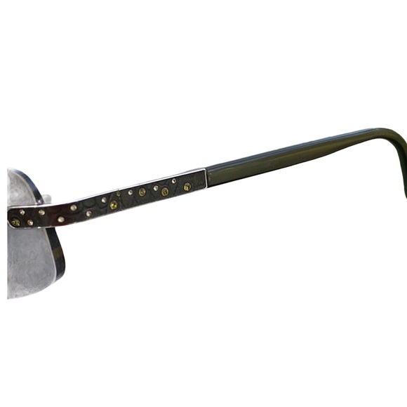 Daniel Swarovski Rimless Eyeglasses Frames Green - Picture 3 of 12
